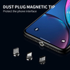 A02M01 Private Mold Magnetic Charging Cable 3 in 1 350 Degree Rotation