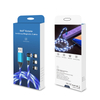 A09M01 540 Degree Rotation 3 In 1 Luminous Glow Flowing Mobile Phone Cable Wholesale Magnet Charger Cable