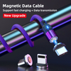 A04M05 Private Mold 5pin 360 Degree Rotation Magnetic Data Charging Cable 3 in 1 for Micro Ios Type-c Phone Accessories