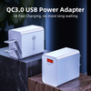 YZ06USB Wall Charger QC 3.0 USB Power Adapter 3A Fast Charging No More Long Waiting