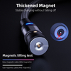 A07M01 New Cell Phone USB Charger 540 Degree Rotation Moon Shape LED Charger 3 in 1 Charging Magnetic Cable