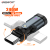 240W TYPE-C Adapter | 540 Rotation Adjustable C To C Fast Charging & Data Sync Converter Adapter