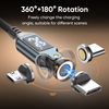 Greenport 9pin 540° 240W Digital Display 3 in 1 Phone Laptop 5A Fast Charging Data Cable