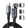 Greenport 9pin 540° 240W Digital Display 3 in 1 Phone Laptop 5A Fast Charging Data Cable