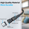 360 + 180 Degree Rotation Magnetic 3 in 1 Phone Charger Cord 12W Fast Charging Cable