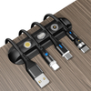 Cable Tangle & Clutter Free Organizer | Self-adhesive Charging Data Cables USB Cords Management Desk Clip