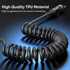 A59-60W Double 540 Degree Type-C to Type-C TPU Spring Fast Charging Data Cable