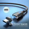 24pin 100W USBC Magnetic Cable | PD100W 3 in 1 Phone Laptoo Charger Cord 5A Fast Charging Data Cable