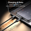 Greenport 9pin 540° 240W Digital Display 3 in 1 Phone Laptop 5A Fast Charging Data Cable