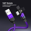 A21 Best Seller 180 Degree Rotation Direct Charging Cable Type-c USB Cable Fast Charging And Data Transmission 0.5M1M2M in Stock