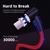 A05M12 90 Degree Durable L-shape Magnetic Data Cable Fast Charging 3 in 1 Charging Cable 1M for Phone Accessories