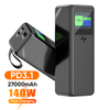 20000mah 25000mah 27000mah Big Capacity Powerbank 140W Phone Laptop Charger Power Station Power Bank 99.9wh