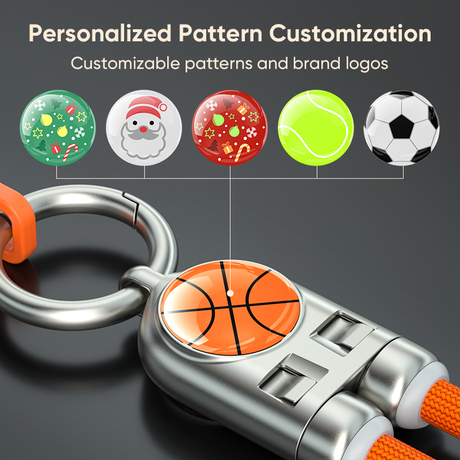 240W USB-C (Type C) 5A Fast Charging Data Lanyard Cable Phone Laptop Data Transfer Charger Cord With Custom Sticker