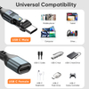  Greenport 540 Rotation 240W Type C to C Phone Laptop USB2.0 Adapter 10cm USB-C Extension Cable