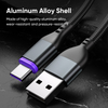 A01M16 16Pin 3A Flat Insert USB Magnetic fast charging data cable Side long light version