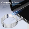 A24 Supercalla Magnetic USB Data Cable Flexible Tidy Durable Cable for Type C