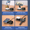 Universal 3 in 1 Magnetic Wireless Charger Station Foldable Charging Stand For Mobile Phone & Watch & Earphone