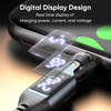 Greenport 9pin 540° 240W Digital Display 3 in 1 Phone Laptop 5A Fast Charging Data Cable
