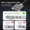 Magnet-Safe 3 USBC Type C 140W 5A Fast Charging Cable for Macbook Laptops