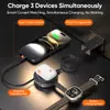 YW13 3 in 1 wireless charger for phone, earbuds and smartwatch