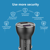 GM605 Greenport QC 3.0 Quick Charging Car Charger Portable Double Usb Phone Car Charger