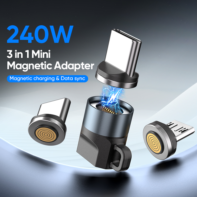 240W 3 in 1 Mini Magnetic Adapter