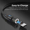 Greenport 1pin 540 Rotation 3 in 1 Magnetic Charging Cable With LED Indicator