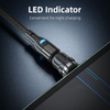 360 + 180 Degree Rotation Magnetic 3 in 1 Phone Charger Cord 12W Fast Charging Cable