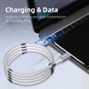 A26 High Quality Supercalla Cable for IOS Data Charger Cable 0.9M 1.8M Self Winding Magnetic Cable Direct Charging
