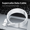 A25 Supercalla Magnetic USB Data Cable Flexible Tidy Durable Cable for Micro