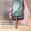 Greenport 240W High Power 5A Super Fast Charging Data Sync Typc-C Leahter Keychain Cable