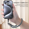 Phone Lanyard & Data Cable 2 in 1 | 240W 5A Fast Charging Type-C USBC Separable Cable Lanyard 30cm 120cm