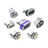 Type-C & Micro Usb & IOS Magnetic Connector Head Adapter Tips for Phone & Laptop Magnet Charging Data Cable
