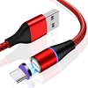 A02M12 New 5A Magnetic Data Cable Fast Charging 3 in 1 Charging Cable 1M for Phone Accessories