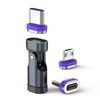Small Size Phone Laptop Type-C Cable Adapter 240W USB-C 3 in 1 Magnetic Tips Converter