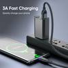 16Pin 3A Flat Insert USB Magnetic Fast Charging Data Cable (Side Long Light Version)