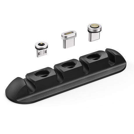 Cable Tangle & Clutter Free Organizer | Self-adhesive Charging Data Cables USB Cords Management Desk Clip
