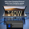 3 Output Ports 140W 100W 65W 22.5W Multi Devices Super Fast Charging Station Phone Laptop Notebook Power Bank For IPhone IPad Macbook