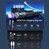 Type-C 240W Charging & Data Cable | C To C 540 Degree Rotation 5A Superfast Charging Phone Charger Cable5W