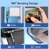 180 Bending L-Shape Type C Cable Adapter Support 240W Fast Charging & Data Sync (Included 3 Magnetic Tips)