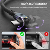 240W 540° Rotation Self Winding Type C To USB-C 5A Fast Charging Data Cable