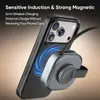 YW14 strong magnetic wireless charger charging through phone case
