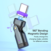 T3 16Pin 180 degree rotating 240W Type-C magnetic adapter